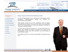 Tablet Screenshot of happyprojects.com